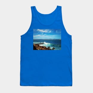 wavy blue sea Tank Top